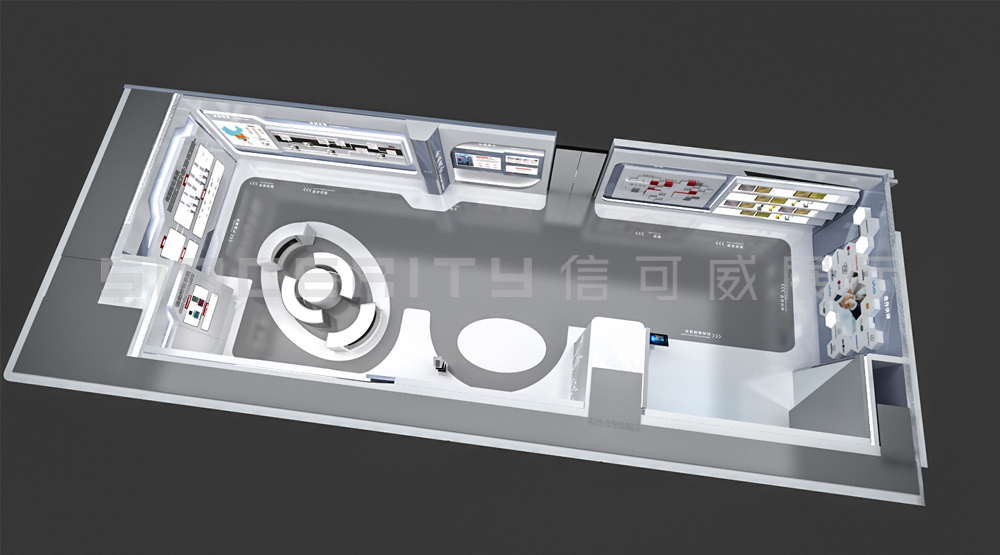 研控自動化科技展廳-鳥瞰圖